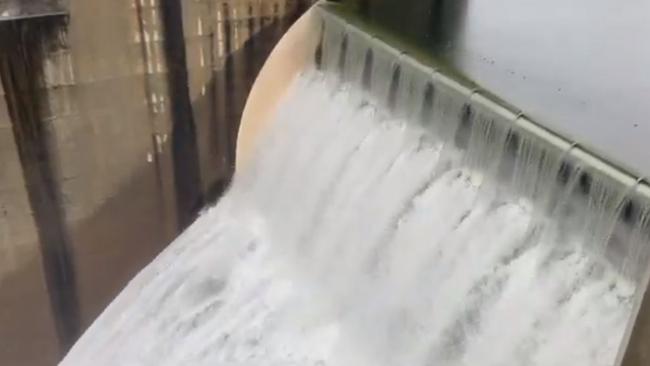 Warragamba Dam spilled on Saturday. Picture: Supplied