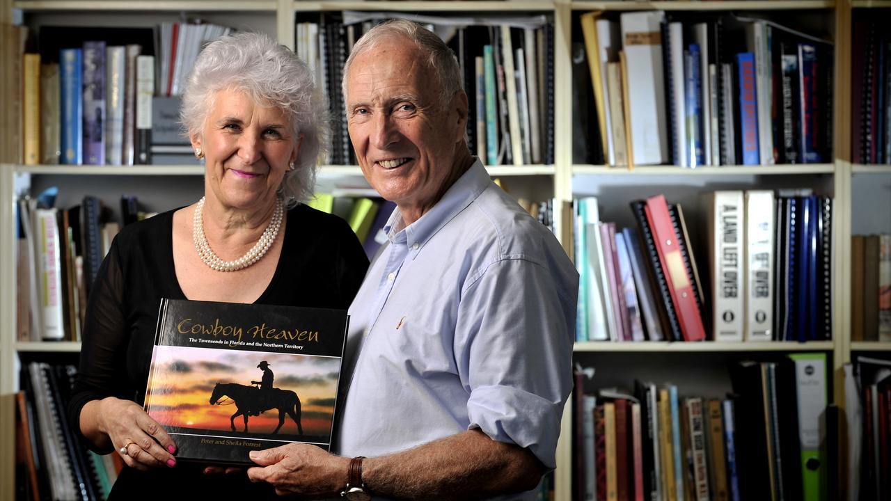 Historian Peter Forrest with his wife Sheila.