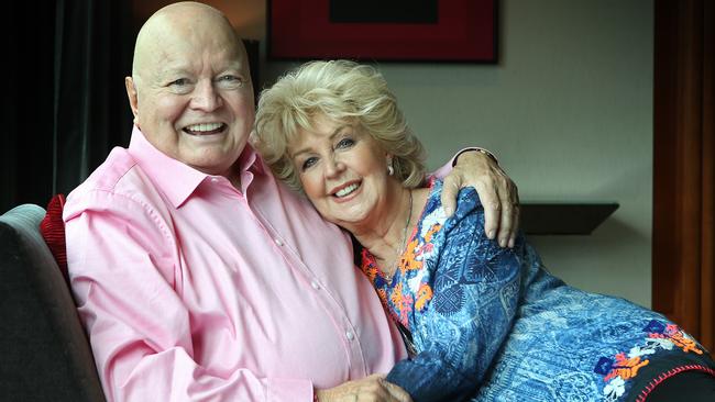 Bert and Patti on Bert’s 80th birthday. Picture: David Caird