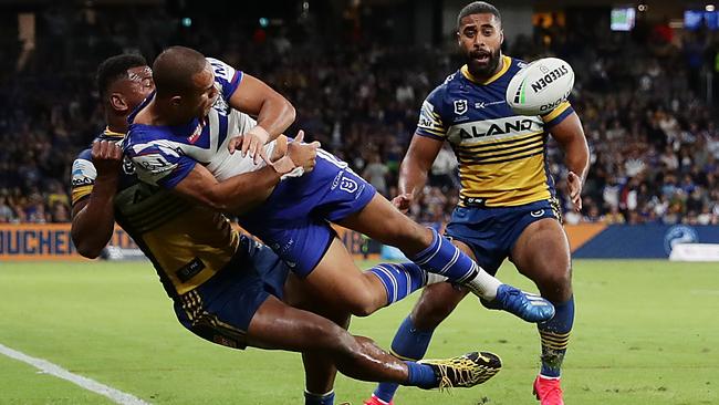 The Bulldogs and Eels battled at Bankwest Stadium in the NRL’s Round 1 in March