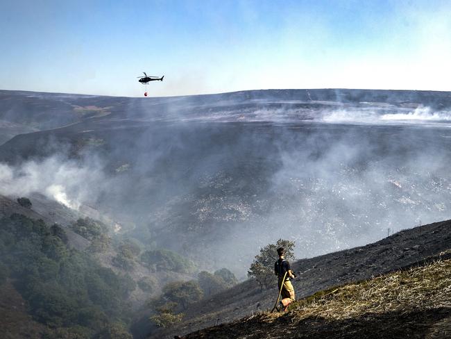 Unprecedented fires in Northern England have required the military to ...