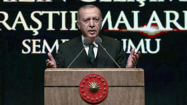 Turkey's President Recep Tayyip Erdogan.