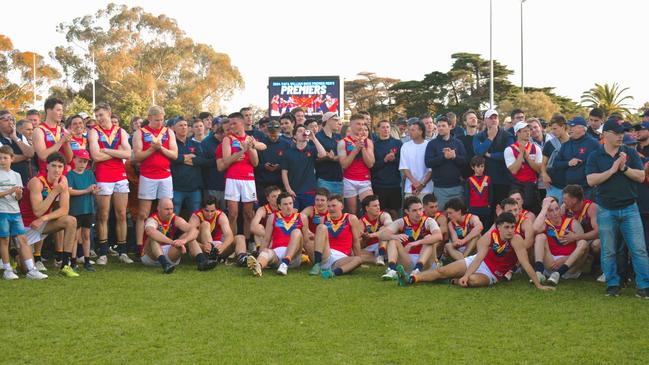 The Victorian Amateur Football Association (VAFA) William Buck Premier Men’s Grand Final Match — Old Brighton vs. Old Scotch — Friday, September 27, 2024: Old Scotch win the Premier Grand Final Match. Picture: Jack Colantuono