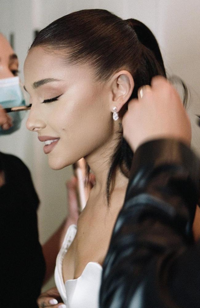 And her signature hair style. Picture: Instagram/arianagrande