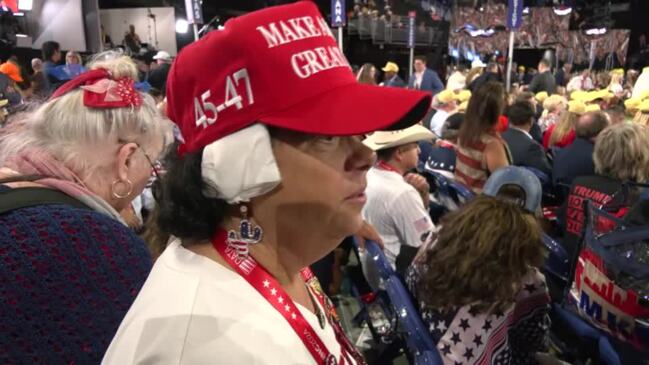 Trump-style fake ear bandages a trend at the RNC