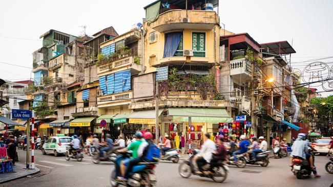 Stay amid the hustle and bustle of Hanoi’s Old Quarter.