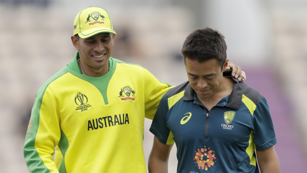 Usman Khawaja sent a scare through Australia’s World Cup camp.