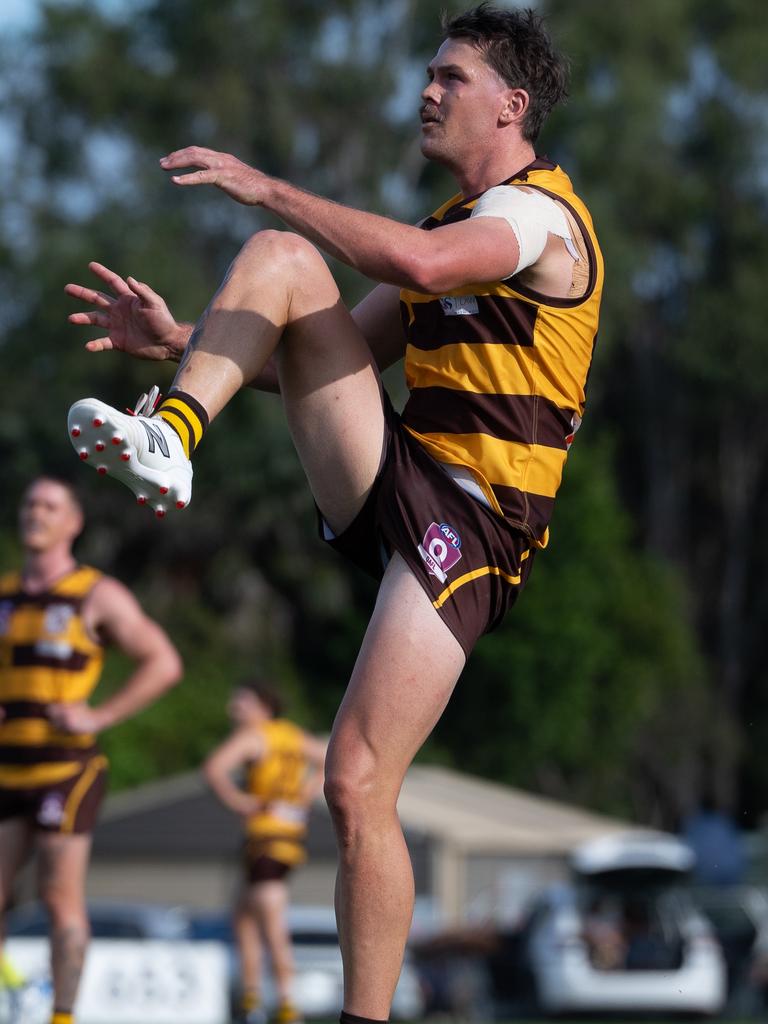 Connor Stackelberg in action for the Aspley Hornets. Picture: Aspley Hornets Facebook.