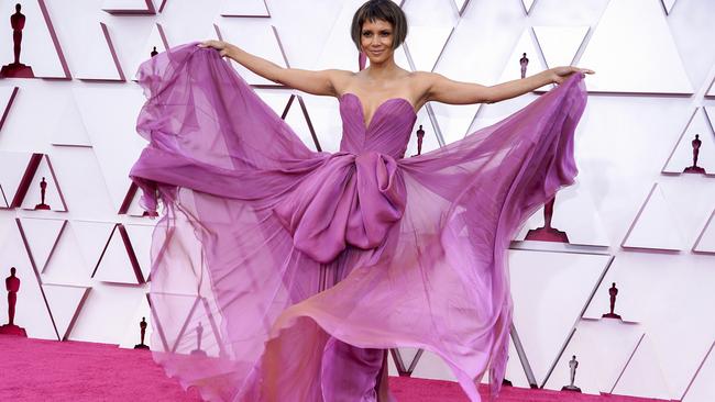 Berry rocked a bob at the Oscars in 2021. Chris Pizzello-Pool/Getty Images