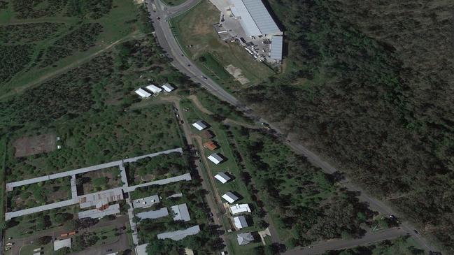 The Wacol sex offenders' precinct housing (centre of image). Picture: Google Earth