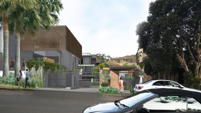 An artist’s impression of the synagogue development in Wellington Street, Bondi.