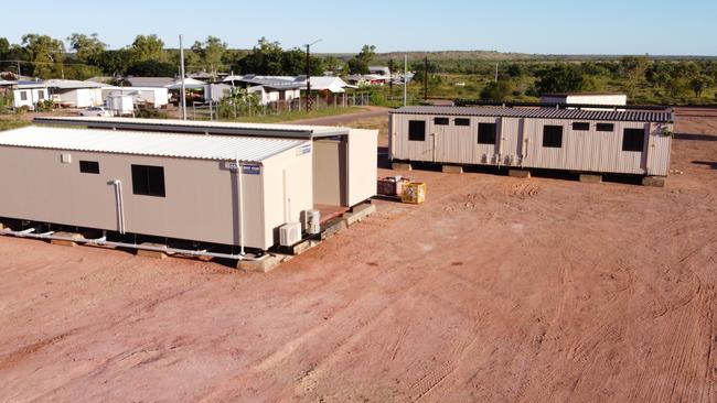 The pods contained bedrooms, kitchen, bathrooms and verandahs. Picture: DIPL.