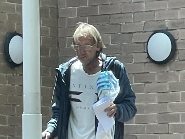 Craig Anthony Bannister, 48, of Long Jetty, leaving Wyong Local Court after pleading guilty to high-range drink-driving. Picture: NewsLocal