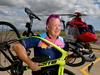 Meet the purple paramedic riding for cancer research