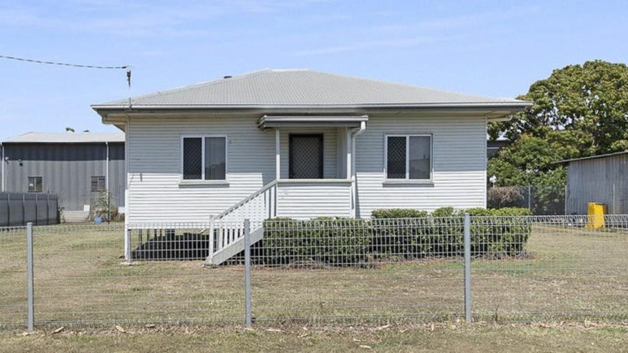 This two-bedroom house at 29 Collins St, Bundaberg East, is for sale for offers over $269,000.