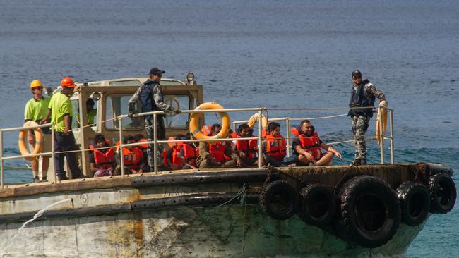 The navy admitted it is providing ‘surge’ support to intercept potential asylum seeker boats with fears the government’s visa changes could trigger a ­resumption in people-smuggling activities.