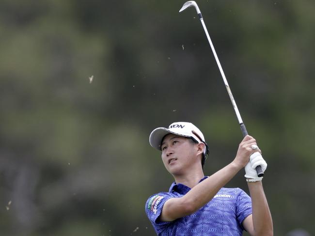 Rikuya Hoshino is on the charge. Picture: Russell Freeman/Getty Images