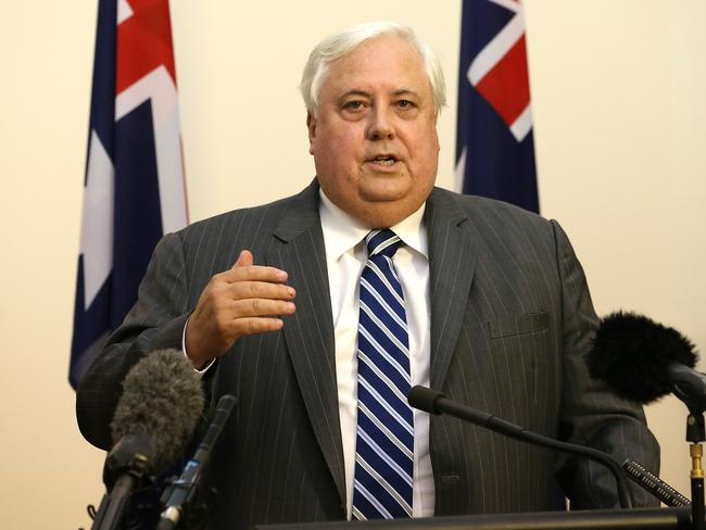 Clive Palmer has had many expensive hobbies, from big dream shipbuilding to politics. Picture: Kym Smith