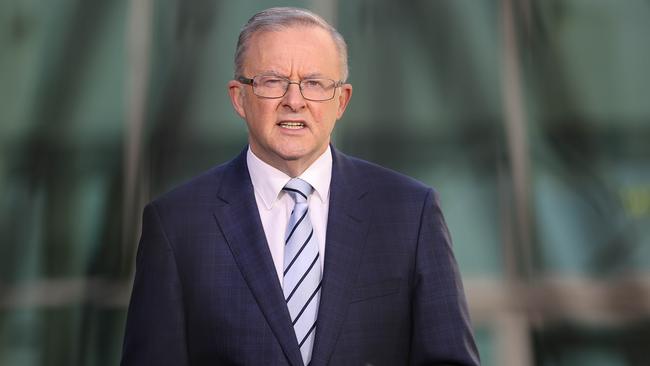 Leader of the Opposition Anthony Albanese and his colleagues claim that the information sought relates to public funding received by an employer, not an employer’s business or taxation information. Picture: NCA Newswire/Gary Ramage