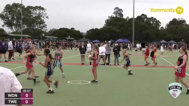 Replay: Netball Queensland State Age Titles - Western Districts White v Tweed Red (U12)