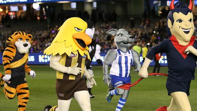 AFL mascots reveal their golden rules, keeping cool and dealing with ...