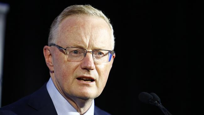 BRISBANE, AUSTRALIA - NewsWire Photos JULY 12, 2023: The Governor of the Reserve Bank of Australia Philip Lowe speaks during the Economic Society of Australia lunch held in Brisbane. Picture: NCA NewsWire/Tertius Pickard