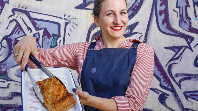 Frankie's Pie Shop. Frankie's Pie Shop owner Francesca Giorgi-Monfort is starting her own pie business- which has been a booming success. Picture: Tim Carrafa