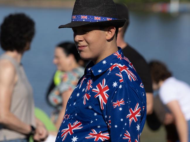 CANBERRA, AUSTRALIA - NewsWire Photos JANUARY 26, 2023: The National Australia Day Flag Raising and Citizenship Ceremony was held inCanberra on the morning of Australia Day. Prime Minister Anthony Albanese attended the event.Picture: NCA NewsWire / Gary Ramage