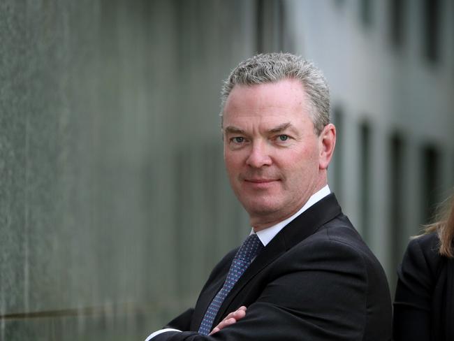 SPECIAL FOR ADELAIDE ADVERTISER ONLY  - FOR FUTURE COLUMNS AND ARTICLES -Retiring SA Politicians Christopher Pyne and Kate Ellis at Parliament House in Canberra. Picture Kym Smith