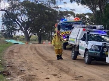 A 10-year-old boy has been killed after a vehicle a hit a tree and rolled several times in the NSW Hunter Region on Saturday. Image: Merriwa VRA Rescue Squad