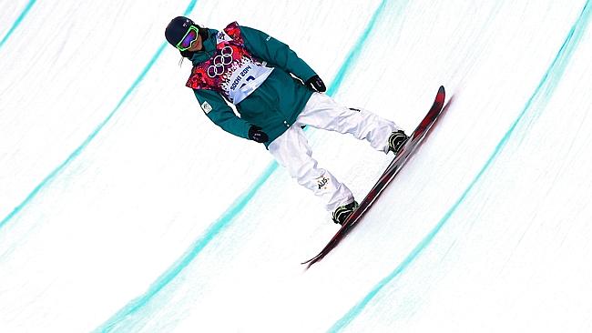 Australian Scotty James competes in the Snowboard Men's Halfpipe Qualification Heats on day four of the Sochi 2014 Winter Oly...