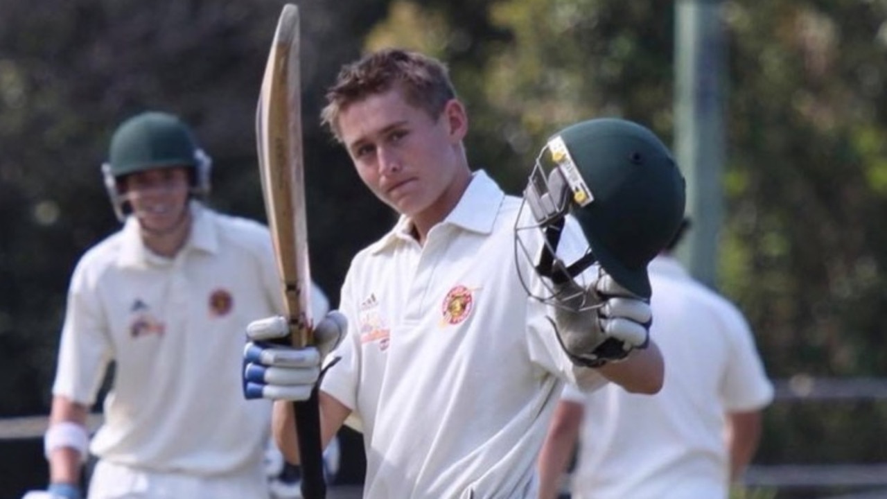Do you know which Australian cricket star is pictured here as a youngster? Picture: Cricket Australia