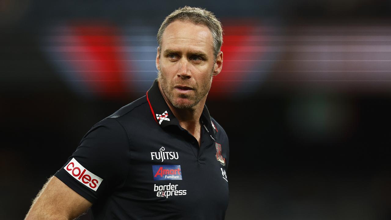 Bombers head coach Ben Rutten. Photo by Daniel Pockett/Getty Images