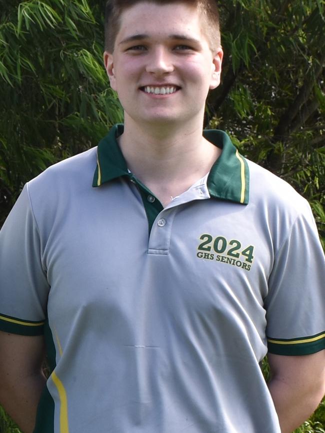 Jack Leishman is the Grant High School dux. Picture: Supplied