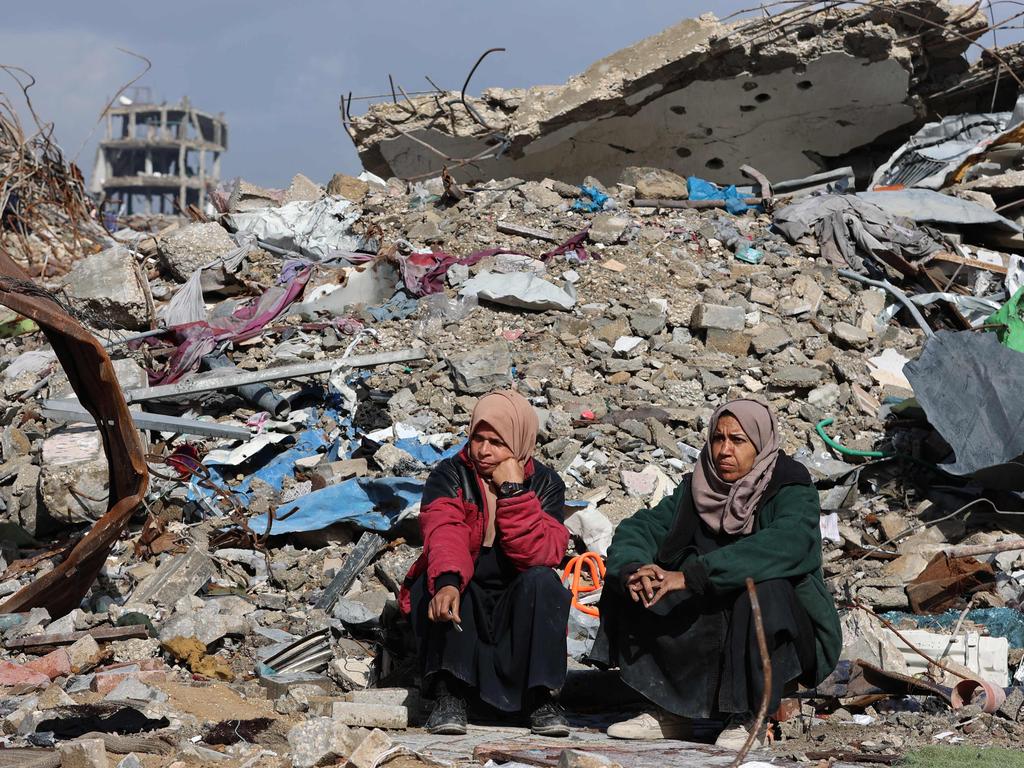 Gaza is in ruins, with bombed-out sewage systems and bodies buried under the rubble. Picture: Omar Al-Qattaa/AFP