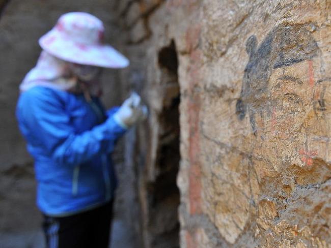 Traces of the past ... Excavations at this tomb near Guyuan City may cast new light on the ancient “Silk Road” trade route between China and the West. Source: Xinhuanet