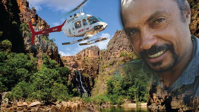 Kakadu National Park ranger Fred Hunter was seriously hurt in a helicopter crash in Kakadu. Picture: Facebook. ART: LOUIS MARQUEZ