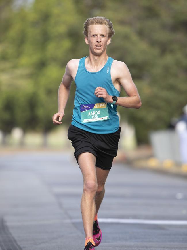 Cadbury Marathon, Aaron Harvey. Picture: Chris Kidd