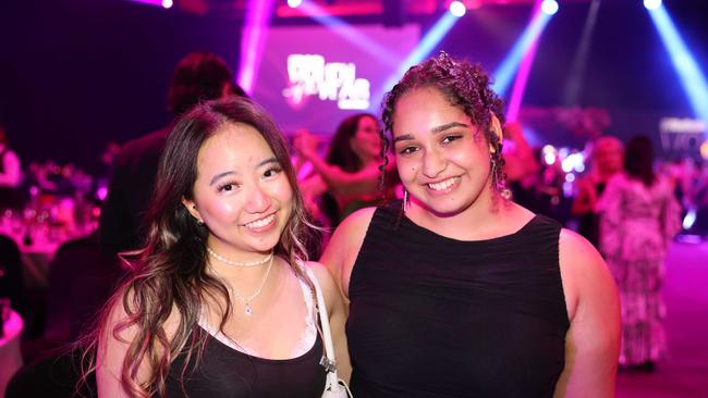 Sara Leung and Soraya Abdel aal at Gold Coast Bulletin Women of the Year Awards Presented by Harvey Norman 2024. Picture, Portia Large.