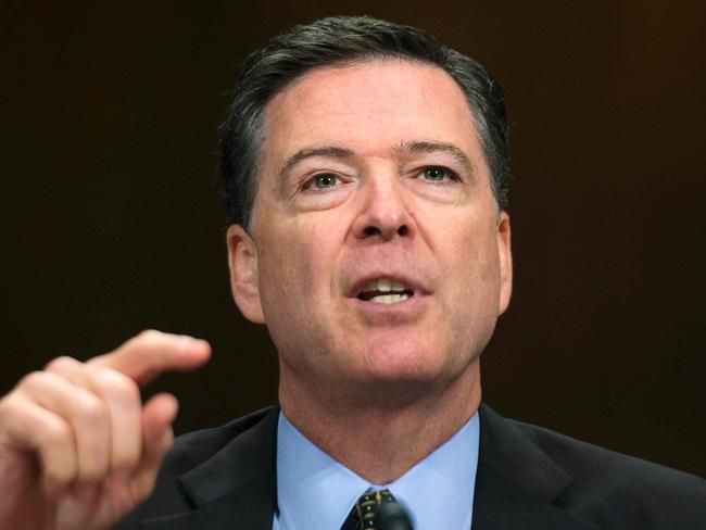 Former FBI director James Comey will speak before a Senate committee on Thursday morning, Washington time. Picture: AFP/Jim Watson