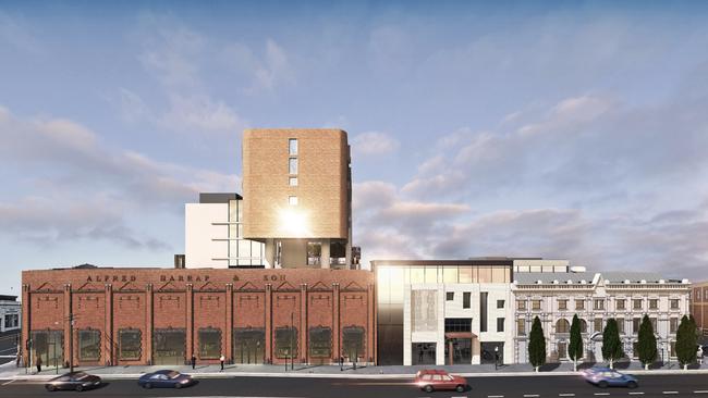 An artist impression of the proposed $50 million Fragrance Hotel in the centre of Launceston. Picture: SUPPLIED