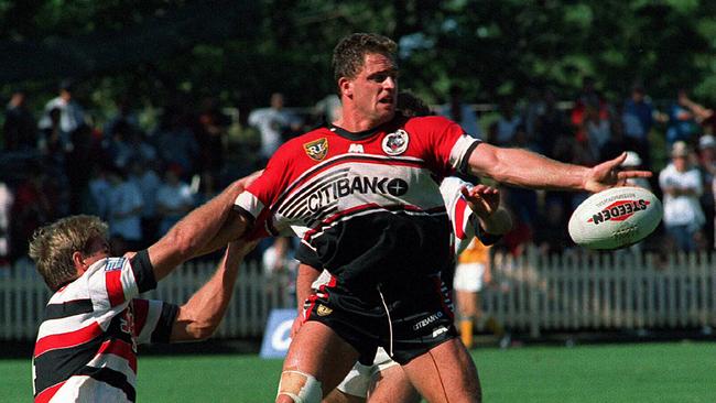 Billy Moore in his heyday for the North Sydney Bears.