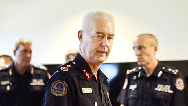 John McRoberts in better days as Police Commissioner of the Northern Territory