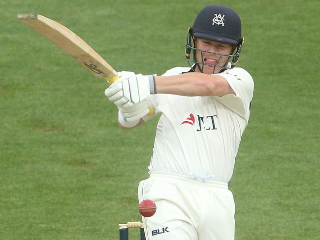 Marcus Harris started life as a right handed batsman. Picture: AAP Image