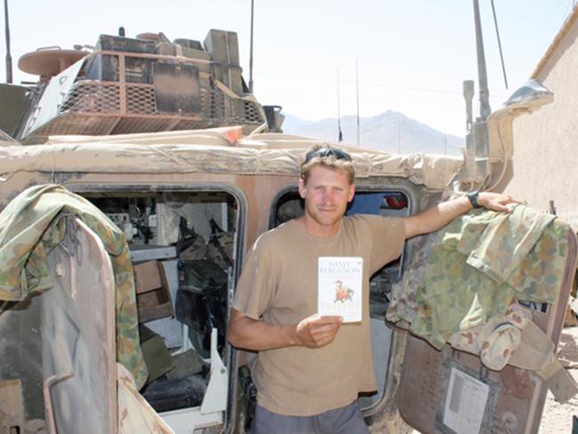 Hastie in Afghanistan in July 2009.