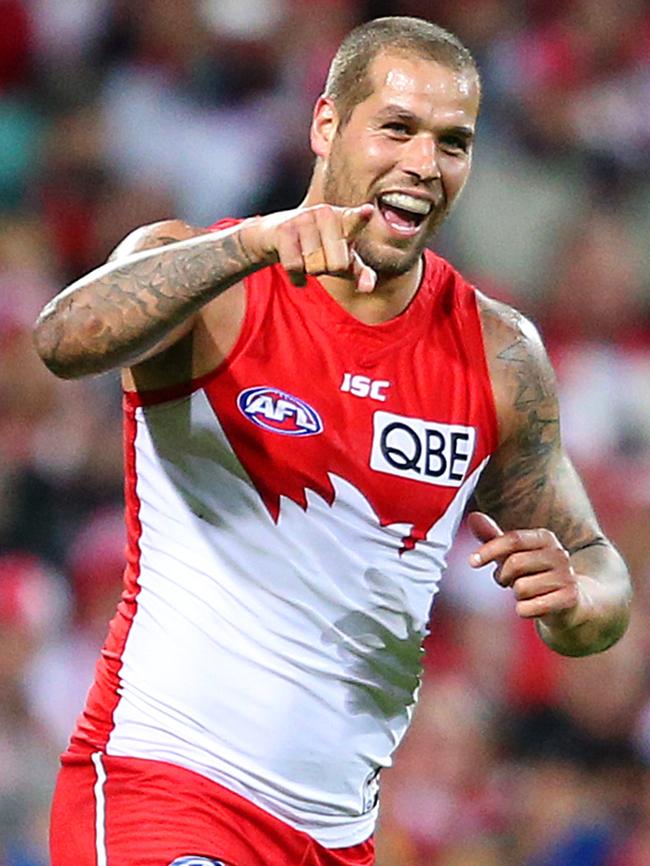 Lance Franklin is a six-time All-Australian.