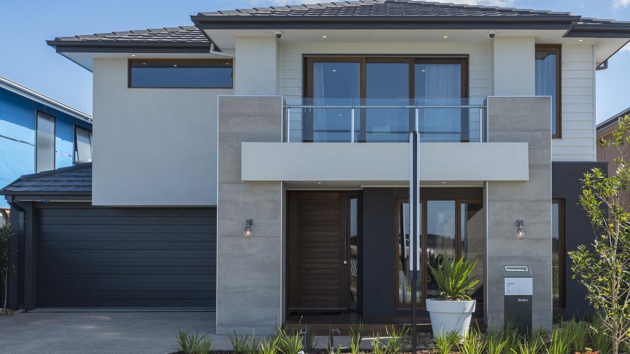 Henley Homes was bought out by Sumitomo in 2008, but has remained one of Victoria and Australia’s biggest building groups — and still produces Australian-minded display homes like this Sahara display home in Point Cook.