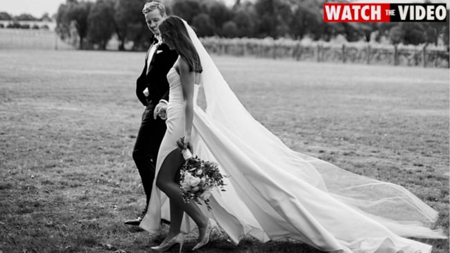 Darcy Parish weds long-time love Grace Stanton