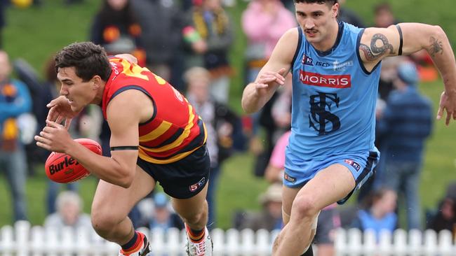 Riley Clamp during his time with the Crows. Picture: David Mariuz