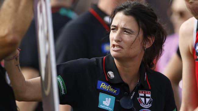 Saints coach Peta Searle was full of praise for her side. Picture: Getty Images